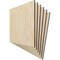 Ekena Millwork 15 3/4W x 15 3/4H x 3/8T Wood Hobby Boards, Birch, 6PK HBW16X16X375BBI - alternate 3